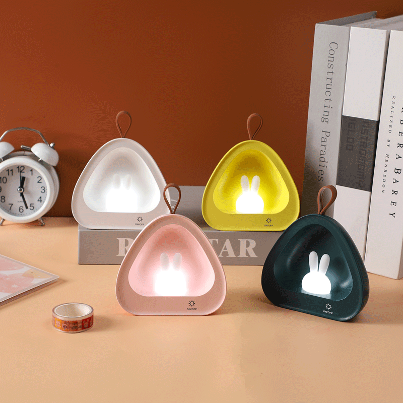 迷你小夜灯led台灯学生寝室阅读不插电宿舍女生床头灯看书ins小灯￥3