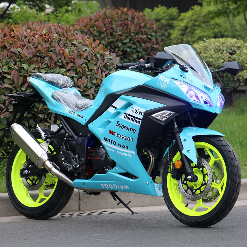 全新可上牌小忍者摩托车跑车400cc双缸水冷成人重型机车燃油整车