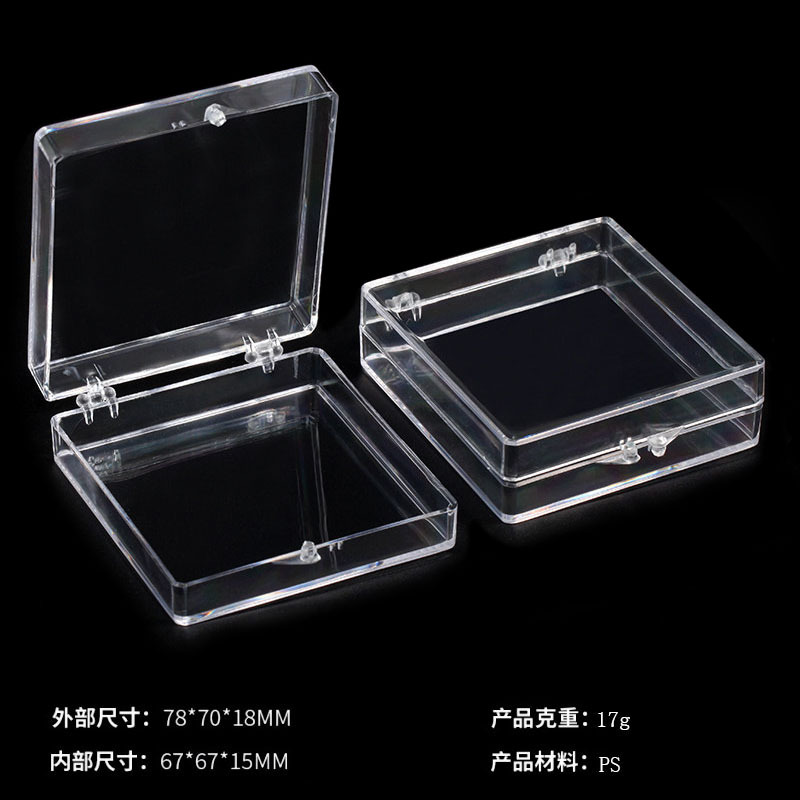 Handmade Wear Nail Box Transparent Flip Ornament Internet Celebrity Manicure Storage Box Nail Tip Special Packaging Box Wholesale