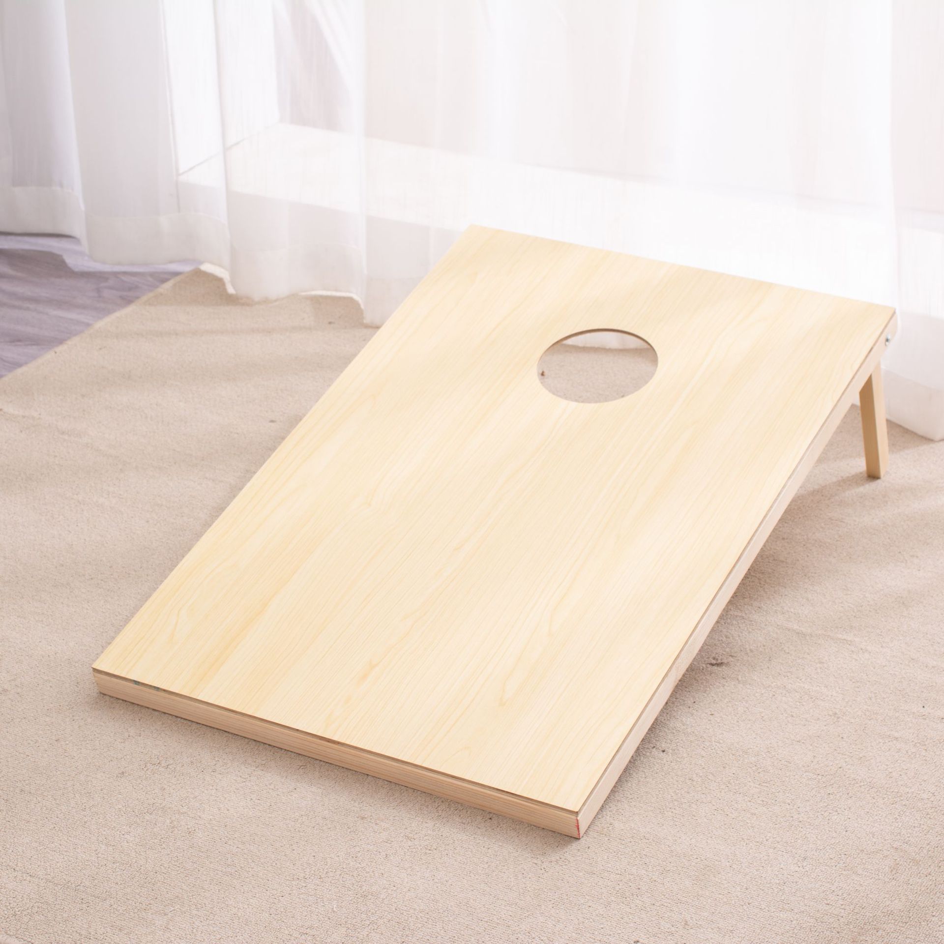 儿童游戏沙包板创意户外运动木制投掷板小学生木制沙包板玩具