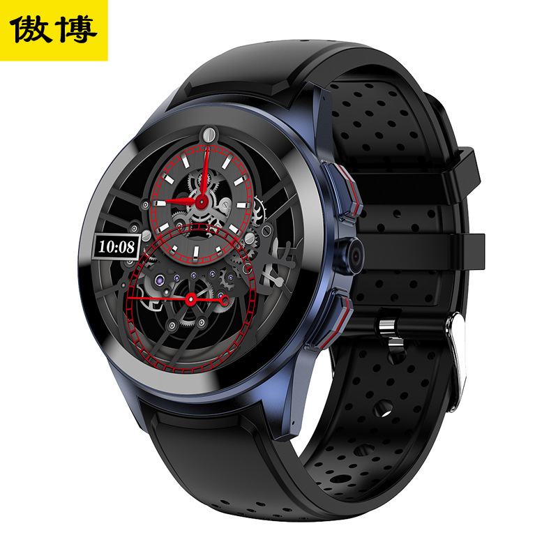 傲博智能手表lt10支持4g插卡视频通话青少年手表wifi gps导航定位