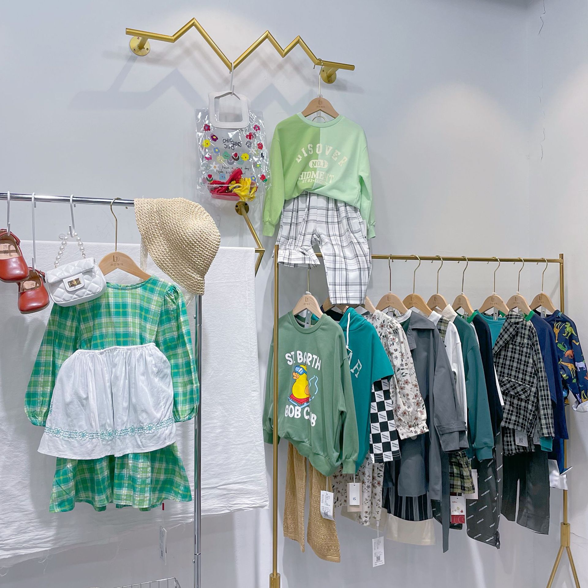 西瓜蛋小星星 广州洛叮品牌童装批发 童装尾货工厂库存清仓货源