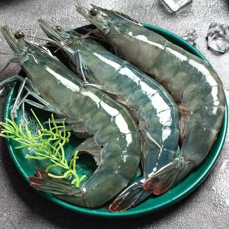 活虾速冻大虾王30-40规格净重3.3-3.