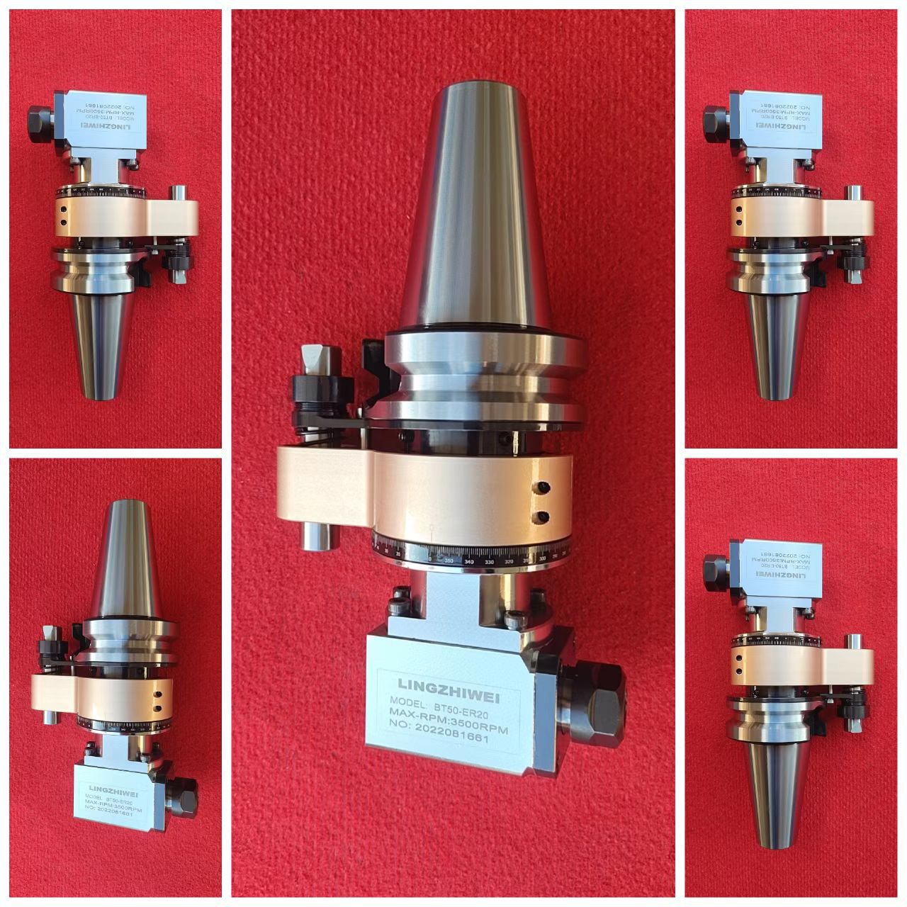 台湾角度头侧铣直角铣头90°-er20高速输出型角度头横铣头强力型