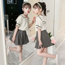 女童夏装套装2024夏季新款中大童韩版运动装两件套中小学生运动装