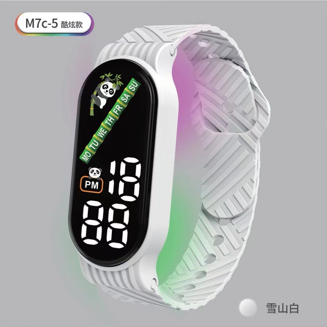 New LED Electronic Bracelet & Watch M7c-5 Internet Celebrity Children Student Sports Ins Factory in Stock Wholesale