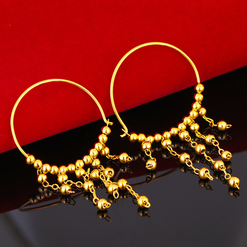 新款越南沙金耳环女民族风新娘耳饰流苏长款转运珠镀黄金首饰耳坠