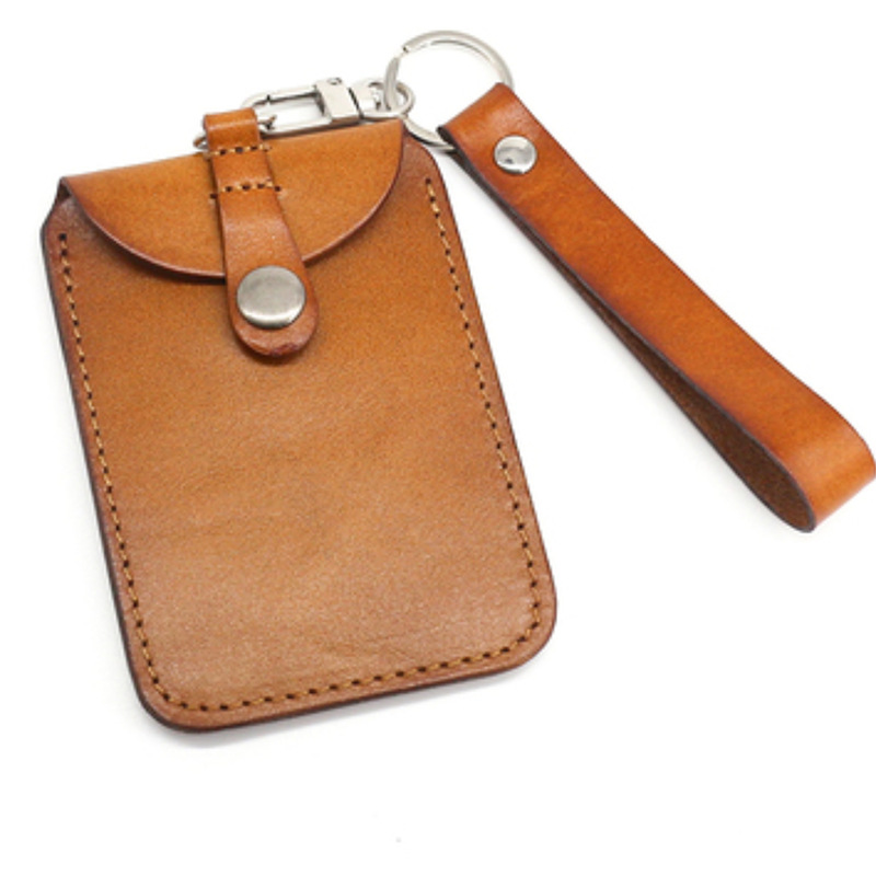 真皮卡套可伸缩挂绳公交卡套挂脖学生饭卡卡套门禁地铁巴士卡套
