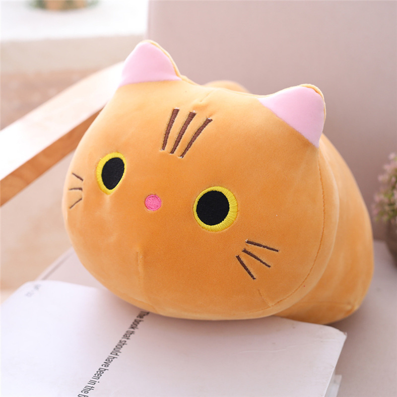 Cross-Border Cute and Soft Cat Plush Doll Soft Cat Plush Toy Sleep with Face down Pillow Ragdoll Doll