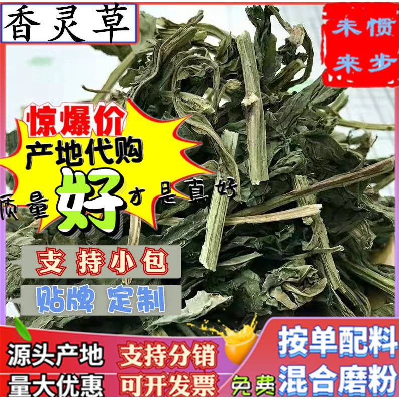 批发香灵草段 500g 优质灵香草粉干货香料产地厂家灵香草调味料
