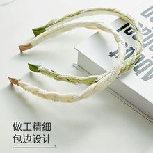 麻花珍珠发箍女夏季气质压发发窟森林系仙女发捆小清新高级感发饰