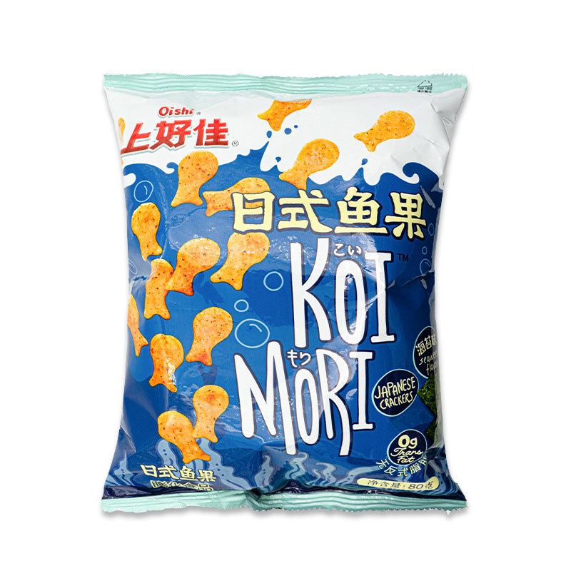 上好佳日式鱼果海苔味整箱包邮 50g*20包 膨化食品零食ktv小吃