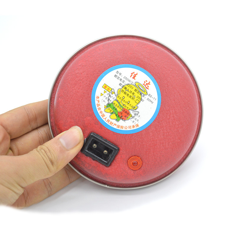 通用电热水袋两孔圆头充电器 暖手宝电源线暖宝2双孔充电线插头