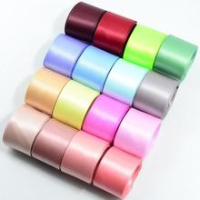 fityle 16 Colored Set Double Sided Faced Satin Ribbon for Pa