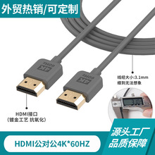 跨境专供高品质HDMI2.0高清线全铜1米3米5米电视投影仪连接hdmi线