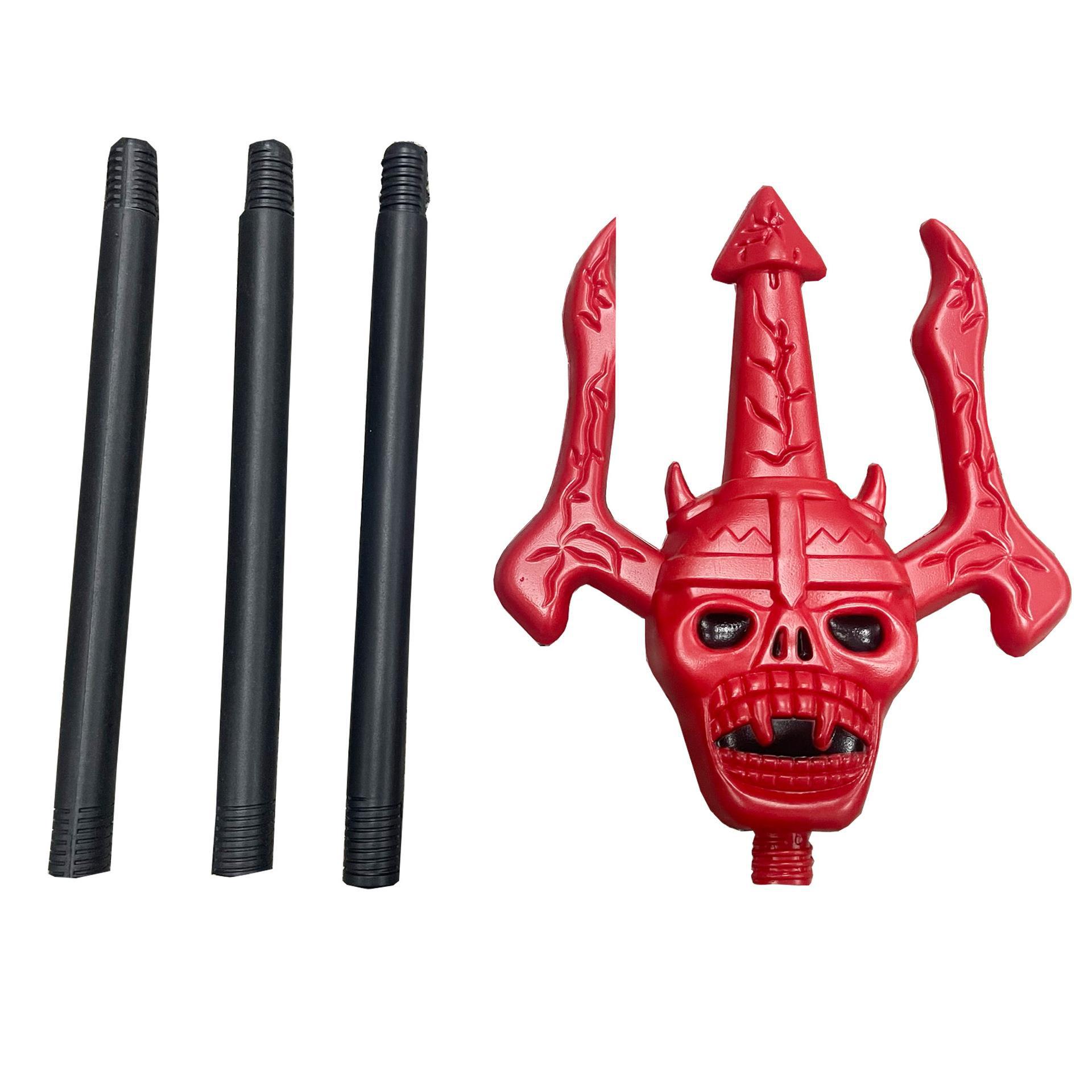 骷髅头镰刀万圣节可拆兵器鬼节死神舞台扮演道具仿真服饰配件跨境