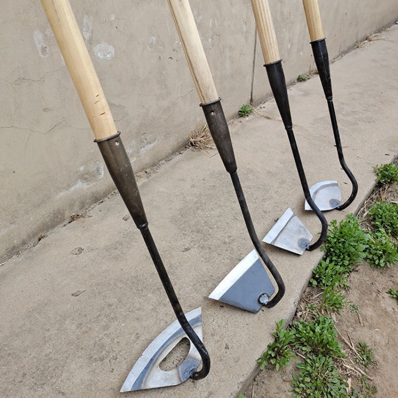 农具批发除草锄头农用老式锄草钢小锄头种菜种花园艺工具厂家直销
