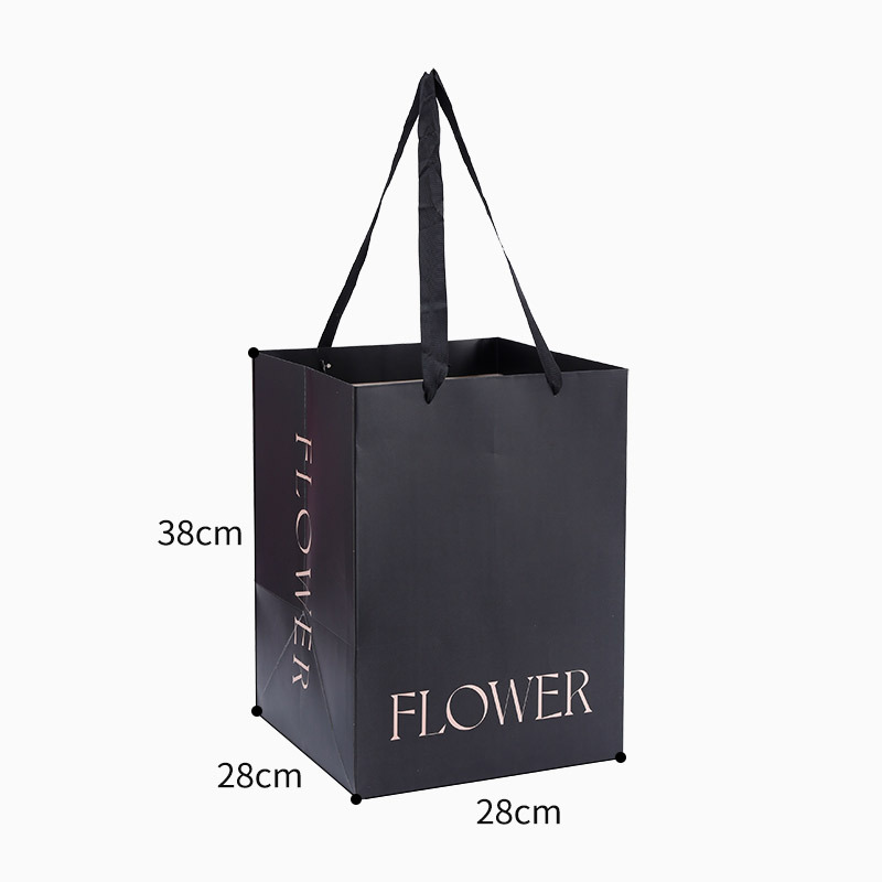 Bouquet Packaging Bag Square Thickened Packaging Bag Gift Box Flower Shop Floriculture and Floral Arrangement Packaging Flower Handbag