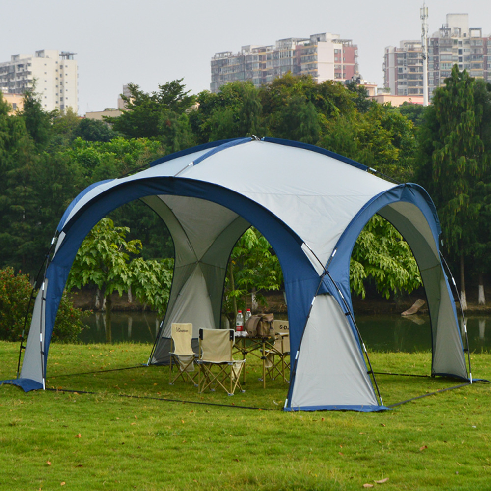 莫崎户外帐篷八角大凉棚烧烤聚餐棚 露营装备乘凉天幕防晒聚餐棚
