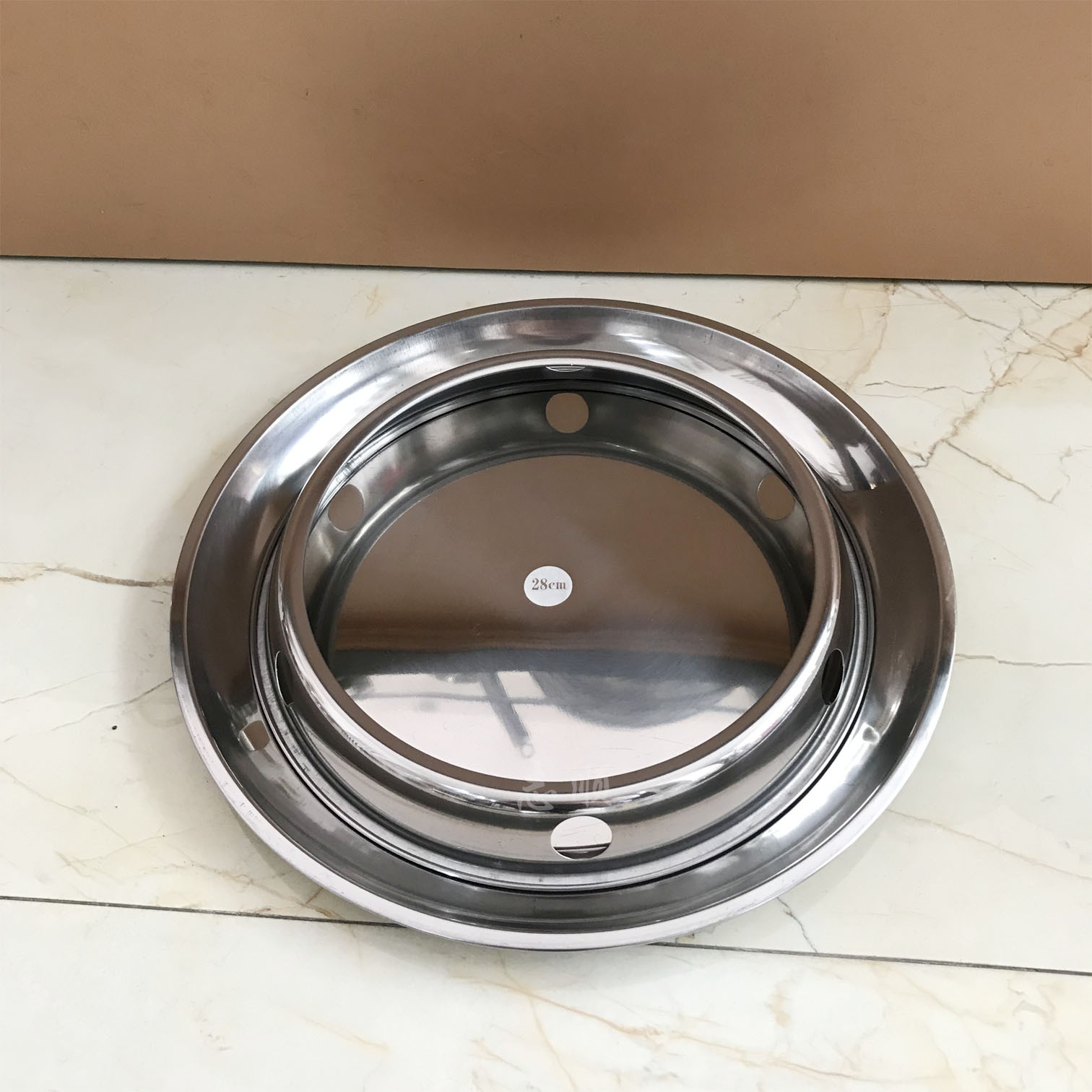 不锈钢锅架多用鼎架隔热锅圈连盘锅架置物架锅圈带盘厨房用品