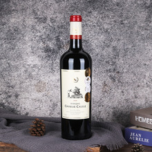 法国高档红酒原瓶进口aop干红葡萄酒15.5度重型瓶礼盒装批发包邮