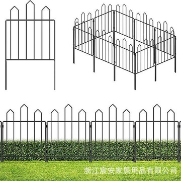 跨境电商围栏栅栏铁艺铁网花架植物庭院装饰绿植篱笆欧美爬藤围栏