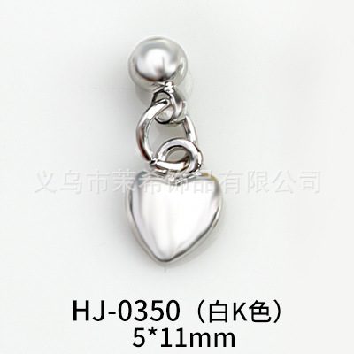 Internet Celebrity Hot Selling Product Nail Ornament Simple All-Match Star Peach Heart Crescent Small Pendant Nail Ornament Hj0349