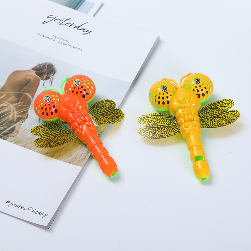 Dragonfly Bell Baby Rattle Children's Toys Educational Toys Dragonfly Rattle Stall Toys