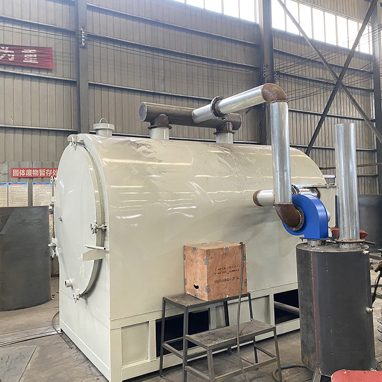 干柴树枝炭化炉 高温炭化机 连续式碳化机器 无烟原木烧炭机器