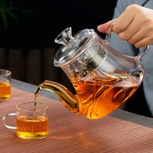 2024新款耐高温玻璃茶壶泡茶家用单壶烧水蒸煮茶器电陶炉专用茶具