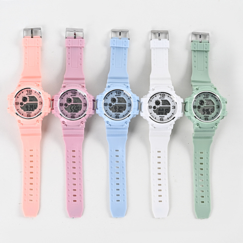 Factory Wholesale Electronic Watch Children's Watch Digital Display Watch Spot Cross-Border Gift Watch for Men and Women