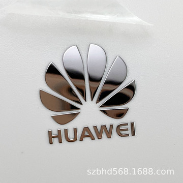 手机华为标贴电脑标示金属耳机转印小米荣耀外壳标签商标logo皮套