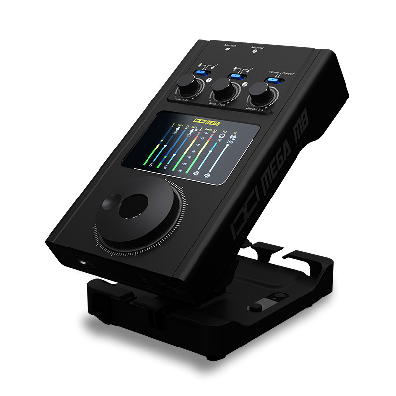 ixi mega m8外置声卡电脑手机直播喊麦k歌主播专业录音设备