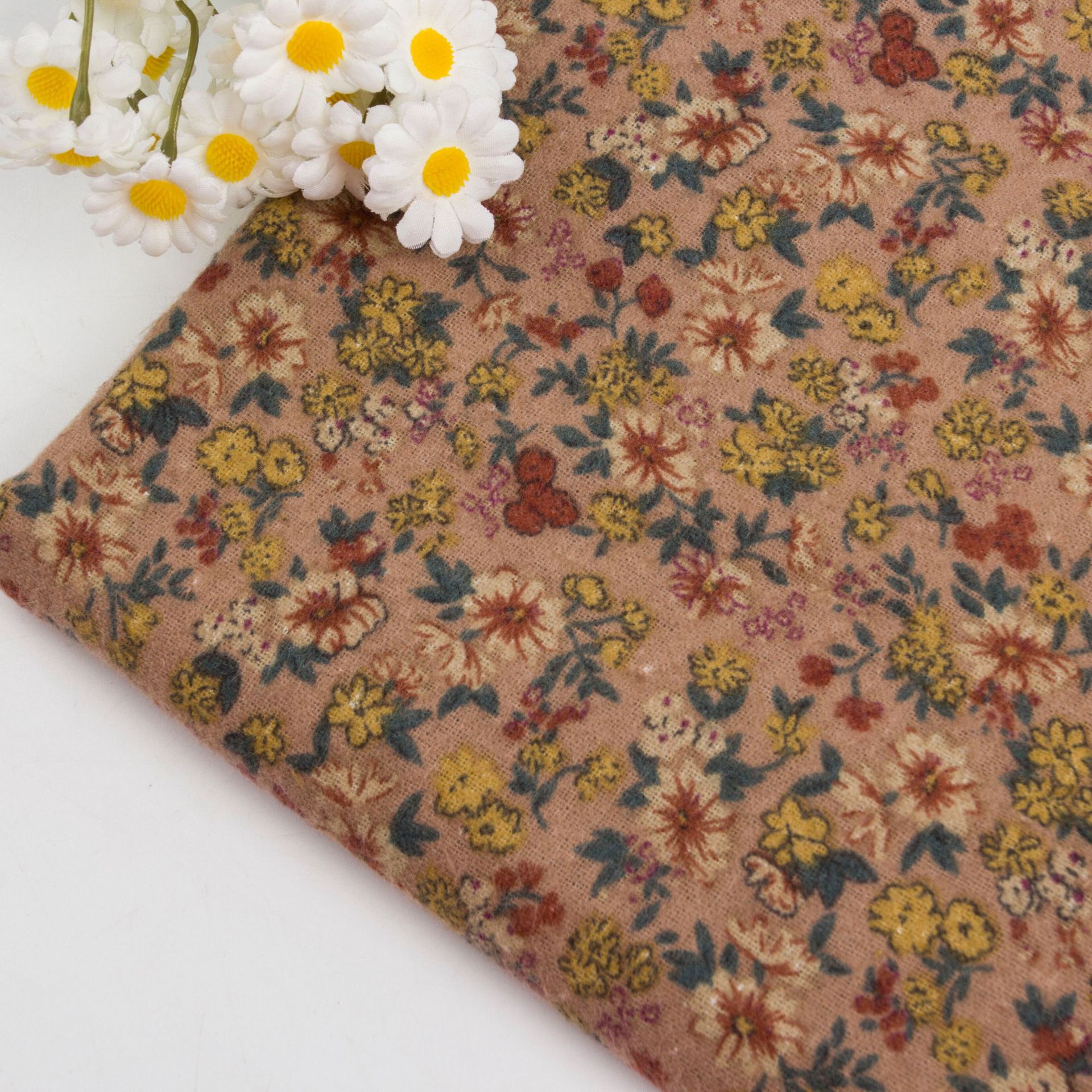 2060棉麻金卡布磨毛面料全棉家居服套装-阿里巴巴