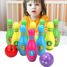 大号木制保龄球玩具儿童室内运动套装幼儿园宝宝亲子户外球类玩具