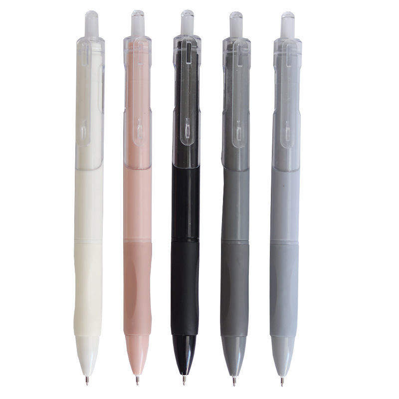 St Morandi White Brush Question Pen Boxed Quick-Drying Ins Wind Good-looking Pressing Pen Press Gel Pen 0.5
