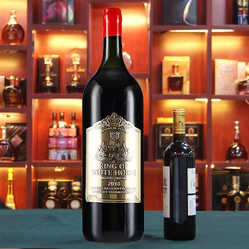 法国原汁蜡封10斤红酒大瓶5升干红葡萄酒礼盒装节日送礼