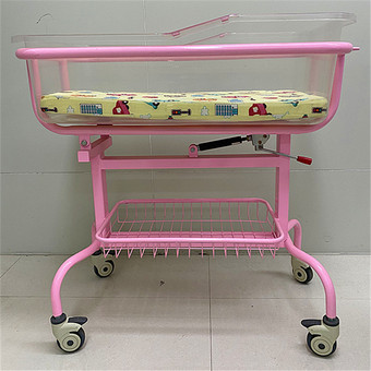 新款abs医用婴儿车月子中心婴儿床推车防吐奶新生小床产科护理床