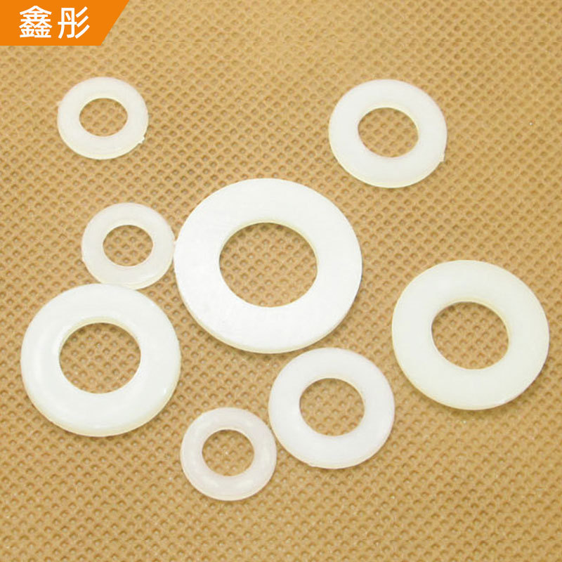 宁波厂家定 制各种规格尺寸尼龙垫片塑料垫圈塑胶圆形平垫