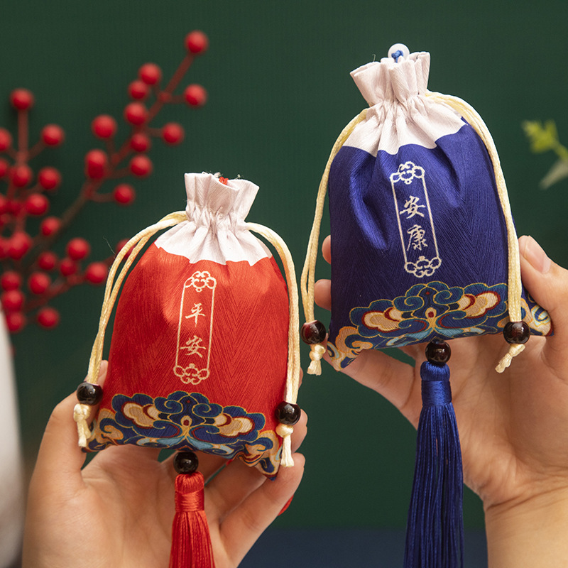 2024 New Dragon Boat Festival Sachet Perfume Bag Empty Bag Lucky Bag Small Pendant Sachet Cloth Bag Han Chinese Clothing Accessories