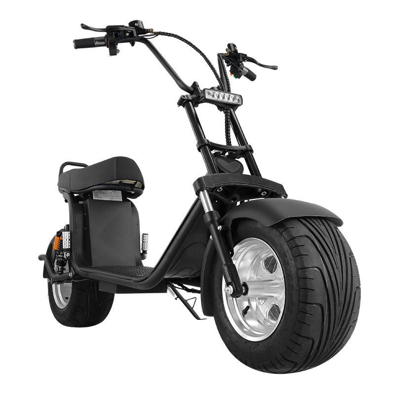 哈雷电动车电瓶车x60大轮宽胎锂电池代步车双人electric scooter