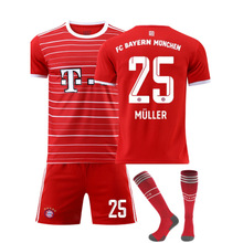 14-15拜仁慕尼黑足球衣主客场莱万罗本穆勒运动训练足球服球迷版