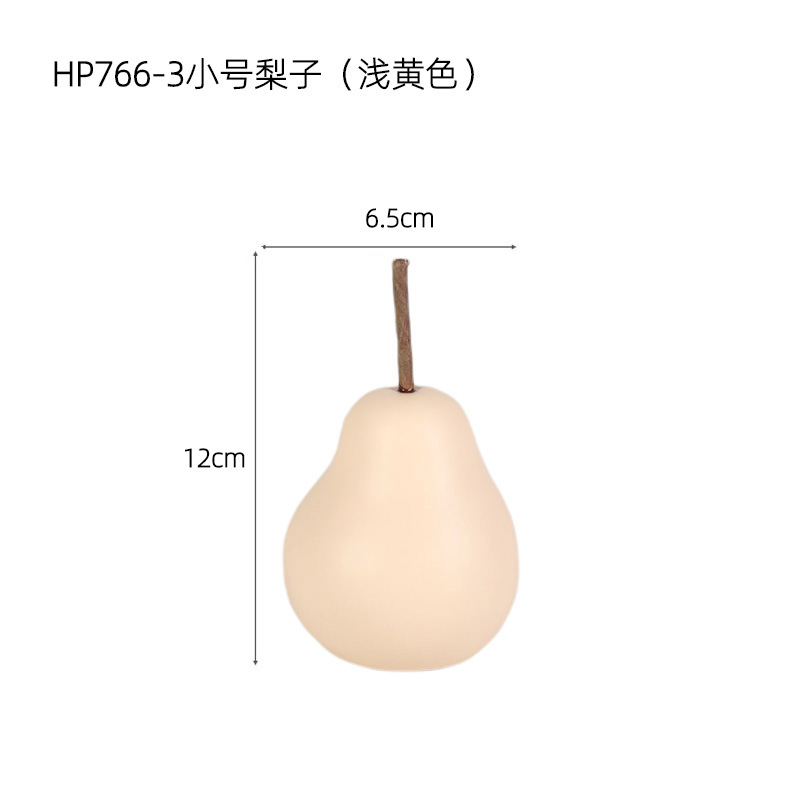Nordic Ins Style Fresh Ceramic Pear Decoration Home Decoration Creative Living Room Office Decoration Wholesale