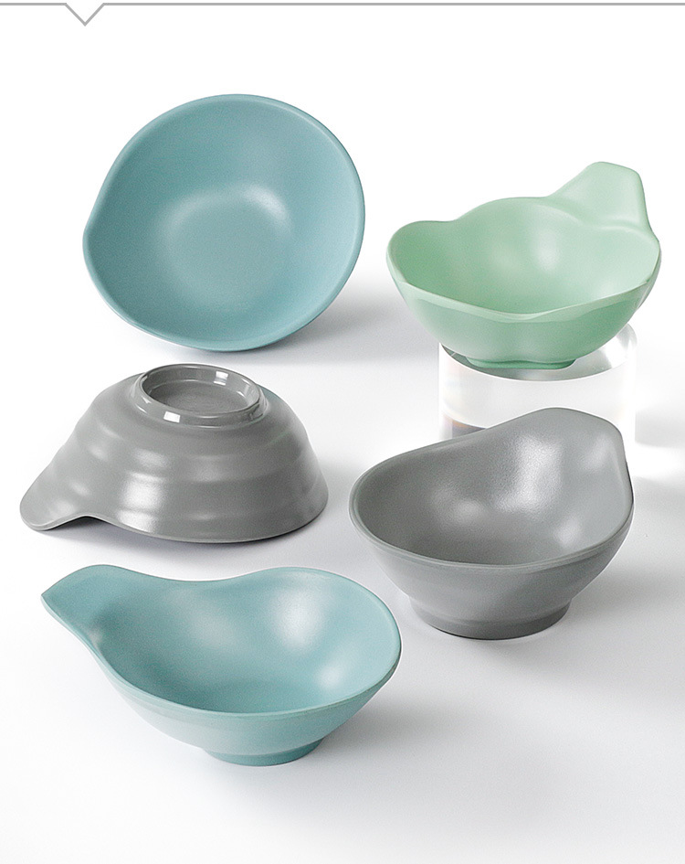 祥源美餐具密胺小碗商用饭店米饭汤碗仿瓷塑料饭碗火锅蘸料调料碗