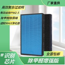 适用于小米MAX空气净化器滤芯hepa高效低阻活性炭除异味除醛滤网