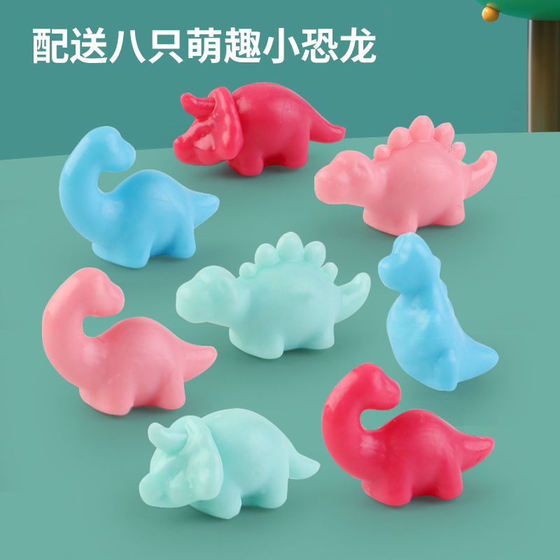 Cross-Border Children's Toy Mini Dinosaur Catching Machine Capsule Toy Scratch Music Gashapon Machine Interactive Toy Wholesale Stall