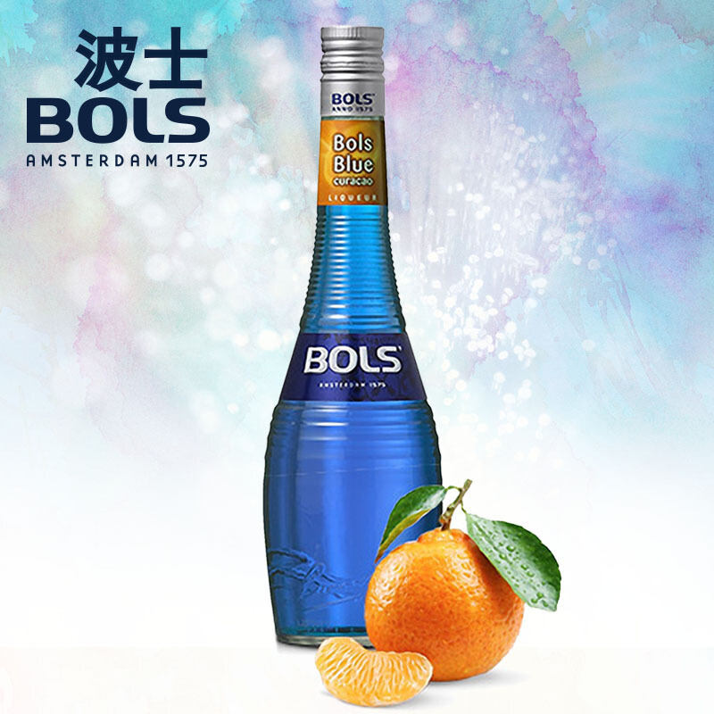 正品行货 波士 蓝橙(bols)洋酒 荷兰 蓝橙味力娇酒 基酒700ml