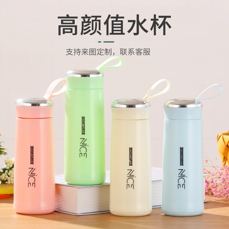 8wti玻璃水杯定 制logo刻字印字开业小礼品杯活动赠品地推水杯广