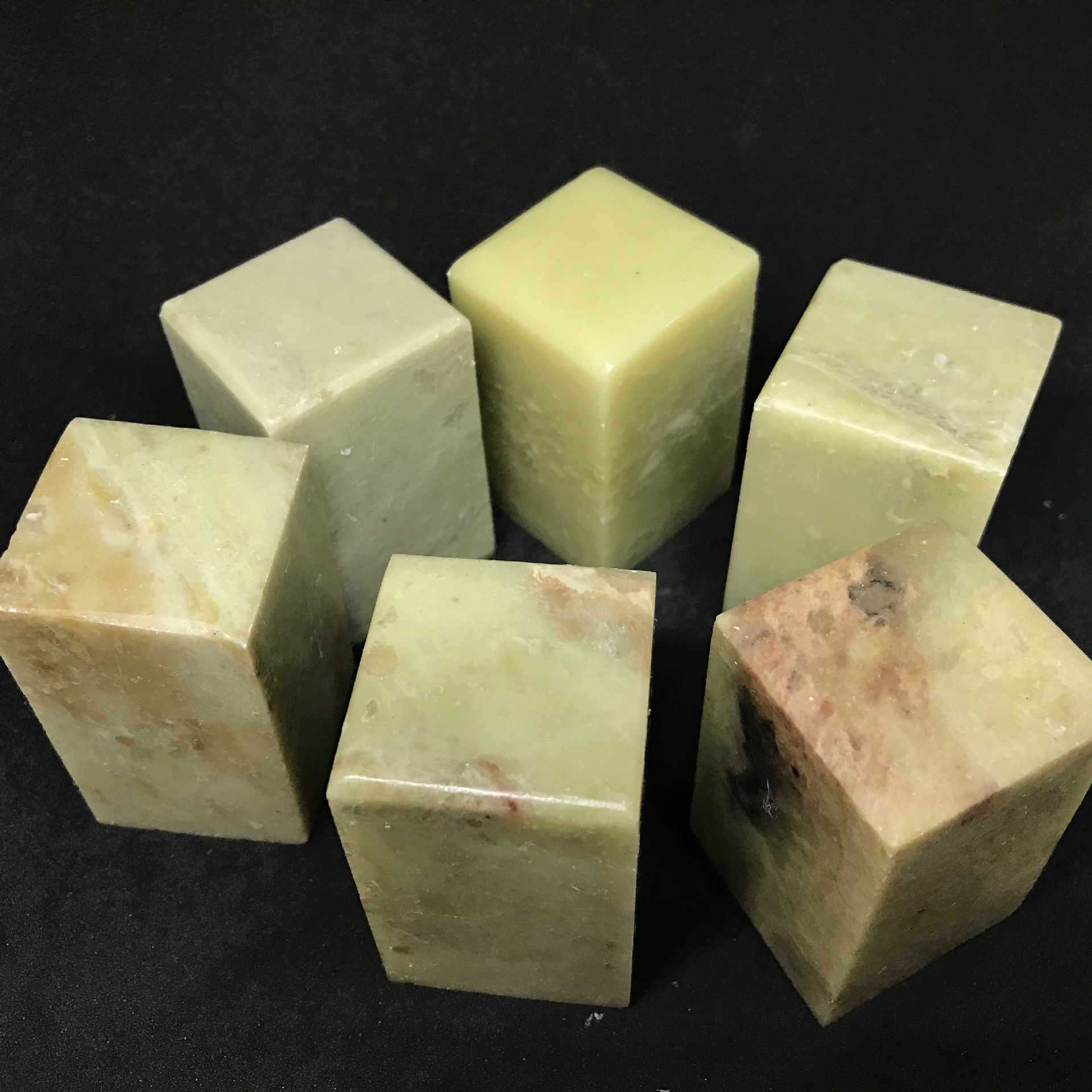 石头印章材料学生35青田石石块章料印章耗材书法章印石章料闲章