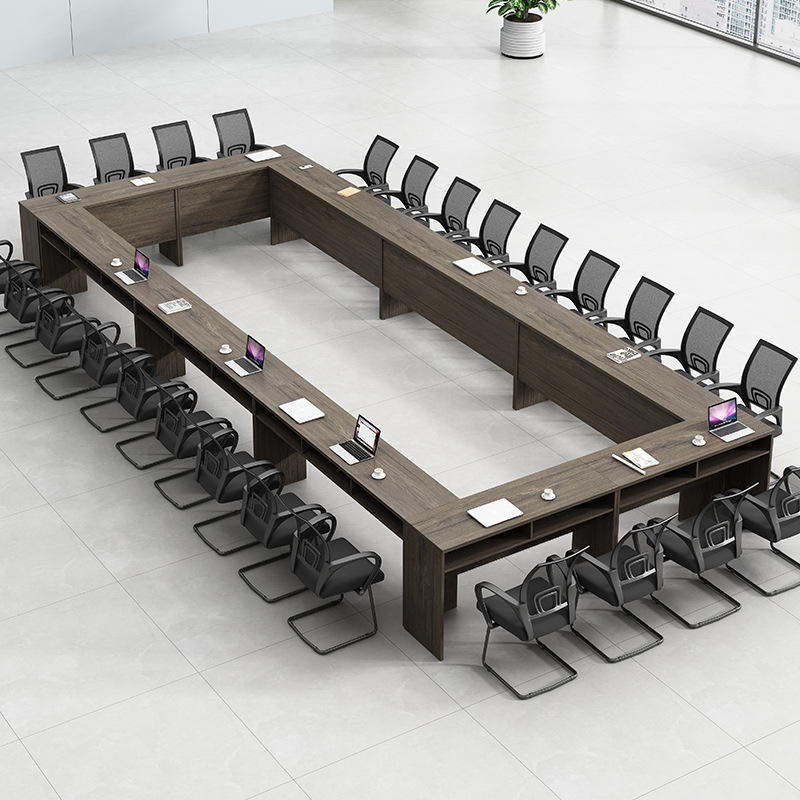 会议桌条桌简约现代长桌会议室桌子培训桌可拼演讲桌会议桌椅组合